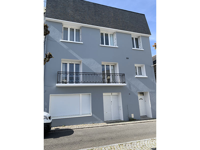 Ravalement de façade maison centre-ville Morbihan (3)
